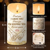 Custom LED Candle - Personalized Anniversary Wedding Gifts For Husband And Wife, Him And Her - Together We Build Something Real