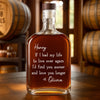 Custom Whiskey Bottle - Personalized Anniversary Wedding Gifts For Husband And Wife, Him And Her - Love Feels Right With You