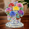 Custom Acrylic Plaque - Personalized Mother's Day Gifts For Mom, Grandma - Grandma Love Lives Forever