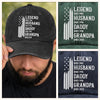 Custom Vintage Washed Denim Baseball Cap - Personalized Birthday Gifts For Dad, Grandpa - Not All Heroes Wear Capes