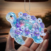 Custom Acrylic Car Ornament - Personalized Mother's Day Gifts For Mom, Grandma - Heart To Heart
