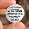 Custom Pocket Hug - Personalized Birthday Gifts For Son - My Little Boy Yesterday, My Friend Today