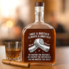Custom Whiskey Bottle - Personalized Birthday Gifts For Brother - Brothers Through All Seasons