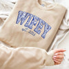 Custom Unisex Sweatshirt, Hoodie With Design On Sleeve - Personalized Anniversary Wedding Gifts For Husband And Wife, Him And Her -My Wife My Forever