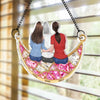 Custom Window Hanging Suncatcher Ornament - Personalized Mother's Day Birthday Gifts For Mom, Grandma - Together Feels Like Home