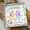 Custom Full-Print Jewelry Dish - Personalized Best Friend Birthday Gifts For Women, Besties, Sisters, BFF - Besties For A Lifetime