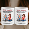 Custom 3D Inflated Effect Printed Mug - Personalized Mother's Day Gifts For Mom, Daughter - Mom And Daughter Bond