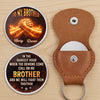 Custom Pocket Hug - Personalized Birthday Gifts For Brother - Born To Be Brothers