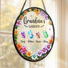Custom Stained Glass Window Hanging Suncatcher - Personalized Mother's Day Gifts For Mom, Grandma - You Are My Forever Home