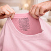 Custom Inside Neck Print T-Shirt - Personalized Birthday Gifts For Daughter - You Are My Greatest Gift