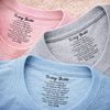 Custom Inside Neck Print T-Shirt - Personalized Best Friend Birthday Gifts For Women, Besties, Sisters, BFF - Bestie Therapy Hits Different