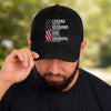 Custom Hat, All Over Print Classic Cap - Personalized Father's Day Birthday Gifts For Dad, Grandpa - Dad And Grandpa Our Heroes