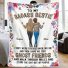 Custom Blanket - Personalized Best Friend Birthday Gifts For Women, Besties, Sisters, BFF - Sister My Forever Friend