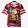 Unisex Tropical Hawaiian Aloha Shirt - America 250th Anniversary Gifts For Women, Men - Let Freedom Shine With Aloha