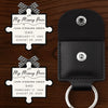 Custom Wooden Pocket Hug - Personalized Memorial Sympathy Gifts For Loss Of Mom, Dad - Forever Loved Never Forgotten