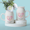 Custom Home Decor Flower Vase - Personalized Mother's Day Birthday Gifts For Mom, Grandma - Blooming With Your Love