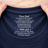 Custom Inside Neck Print T-Shirt - Personalized Father's Day Birthday Gifts For Dad, Son, Daughter - Family Is The Greatest Gift