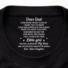 Custom Inside Neck Print T-Shirt - Personalized Father's Day Birthday Gifts For Dad, Son, Daughter - Family Is The Greatest Gift