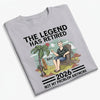 Custom Unisex T-shirt, Hoodie - Personalized Retirement Gifts For Women, Men - The Legend Has Retired, Not My Problem Anymore