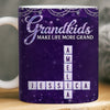 Custom Scrabble Mug - Personalized Mother's Day Birthday Gifts For Mom, Grandma - My Favorite Word Game