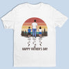 Walk Together Stay Close - Family Personalized Custom Unisex T-shirt, Premium T-shirt, Hoodie - Father's Day, Gift For Dad, Grandpa