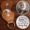 Custom Photo Pocket Hug - Personalized Memorial Sympathy Gifts For Loss Of Mom, Dad - Your Strength Still Guides Me