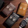 Custom Pop-Up Leather Wallet - Personalized Father's Day Birthday Gifts For Dad, Grandpa - Always Be Your Little One