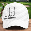 Custom Hat, All Over Print Classic Cap - Personalized Birthday Golf Gifts For Dad, Grandpa - Just One More Round