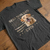 Custom Photo Unisex T-shirt, Premium T-shirt, Hoodie - Personalized America 250th Anniversary Father's Day Gifts For Dad, Grandpa, Dog Cat Lovers, Dog Dad - Ultimate Dog Dad