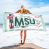 Custom Beach Towel - Personalized Summer Vacation And Travel, Graduation Gifts For Best Friends, Family - Campus Beach Era