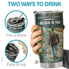 My Love Will Follow You Wherever You Go No Matter How Old You Are - Tumbler - To My Son, Gift For Son, Son Gift From Dad, Birthday Gift For Son