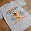 Custom Unisex T-shirt, Premium T-shirt, Hoodie - Personalized Father's Day Gifts For Dog Cat Lovers, Dog Dad And Mom, Cat Owners - Happiness Comes With Four Paws