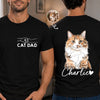 Custom Photo Unisex T-shirt - Personalized Father's Day Birthday Gifts For Dog Cat Lovers, Dog Dad And Mom, Cat Owners - Fur Babies Fur Ever