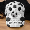 Custom LA 2026 Soccer Dad Cap - Personalized Father's Day Birthday Gifts For Dad, Grandpa, Soccer Lovers, Sports Fans - Kick Goals Make Memories