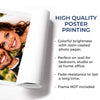 Custom Photo Funny Caricature Vertical Poster - Personalized Anniversary Wedding Gifts For Husband And Wife, Him And Her - Officially Stuck Together Forever