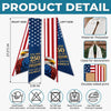 Custom Decorative Sash - Personalized America 250th Anniversary Gifts For Mom, Dad, Brother, Sister, Kids - Liberty Lives Here