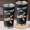 Custom Tumbler - Personalized Father's Day Birthday Gifts For Dad, Grandpa - Best Dad Ever Daily