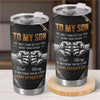 Custom Tumbler - Personalized Father's Day Birthday Gifts For Son - Son You Make Life Beautiful