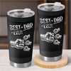 Custom 3D Inflated Effect Printed Tumbler - Personalized Father's Day Birthday Gifts For Dad, Grandpa - A Dad Like You Is Rare