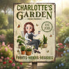 Custom Home Decor Metal Sign - Personalized Birthday Garden Gifts For Gardeners - My Little Green Paradise