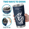 Custom Photo Tumbler - Personalized Father's Day Birthday Gifts For Dad, Grandpa - Winning Like a Legend