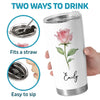 Custom Tumbler - Personalized Best Friend Birthday Gifts For Women, Besties, Sisters, BFF, Family, Yourself - Coffee Gossip Repeat