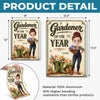 Custom Home Decor Metal Sign - Personalized Birthday Garden Gifts For Gardeners - Greenery Is My Therapy