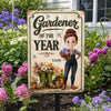 Custom Home Decor Metal Sign - Personalized Birthday Garden Gifts For Gardeners - Greenery Is My Therapy