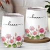 Custom Wine Tumbler - Personalized Best Friend Birthday Gifts For Women, Besties, Sisters, BFF, Family, Yourself - Self Love Sip Club