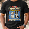 Custom Unisex T-shirt, Hoodie - Personalized Father's Day Birthday Gifts For Dog Lovers, Dog Dad - Human Staff Of The Year