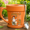 Custom Plant Pot Ceramic Mug - Personalized Garden Gifts For Gardeners - Lose Your Mind, Find Your Soul - Flower Pot Mug