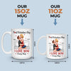 Custom Mug - Personalized Anniversary Wedding Gifts For Husband And Wife, Him And Her - One Life One Love