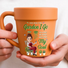 Custom Plant Pot Ceramic Mug - Personalized Birthday Garden Gifts For Gardeners - Chasing The Green Peace