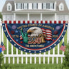 Custom Non-Pleated Fan Flag - Personalized America 250th Anniversary Gifts For Mom, Dad, Brother, Sister, Kids - Born To Celebrate Freedom